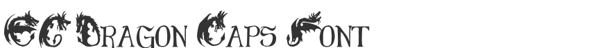 EG Dragon Caps Font