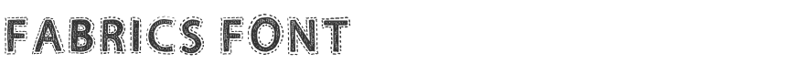 Fabrics Font