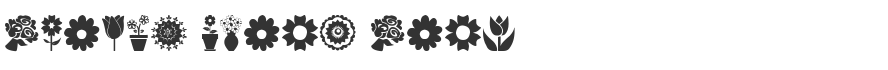 Flower Icons Font