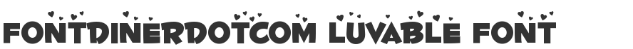 Fontdinerdotcom Luvable Font