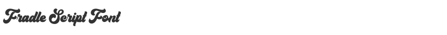 Fradle Script Font