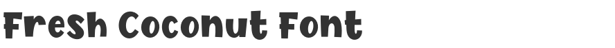 Fresh Coconut Font