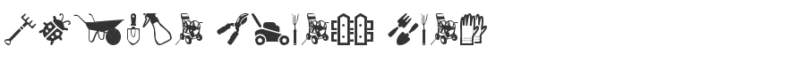 Garden Icons Font