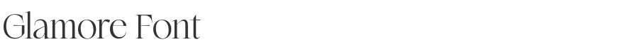 Glamore Font