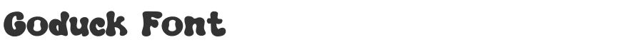 Goduck Font