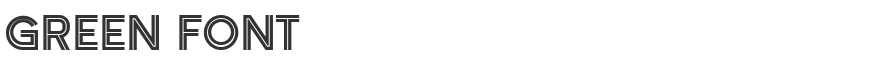 Green Font