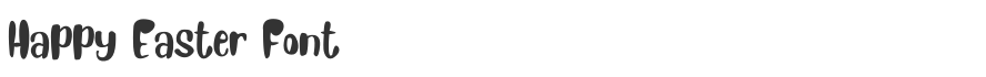 Happy Easter Font
