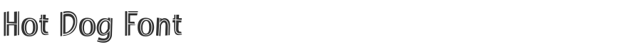 Hot Dog Font