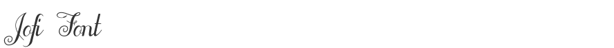 Jofi Font