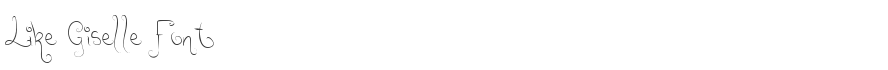 Like Giselle Font