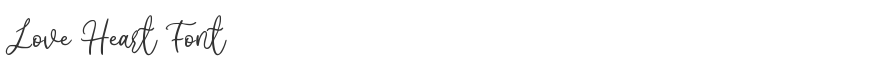 Love Heart Font