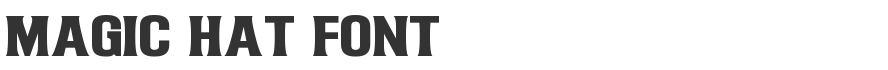 Magic Hat Font