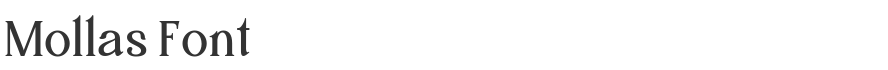 Mollas Font
