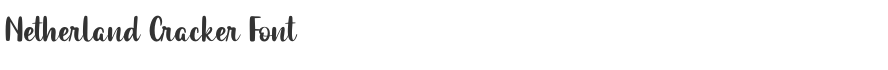 Netherland Cracker Font