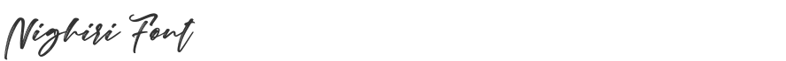 Nighiri Font