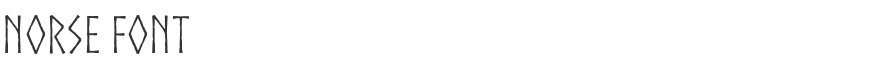 Norse Font