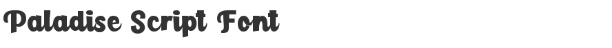 Paladise Script Font