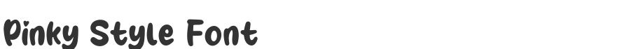 Pinky Style Font