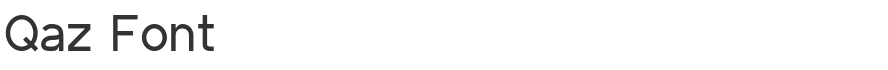 Qaz Font