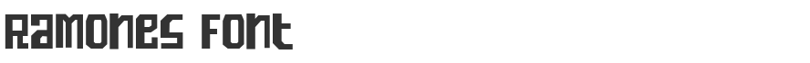 Ramones Font