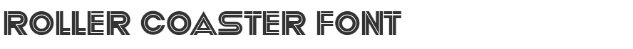 Roller Coaster Font
