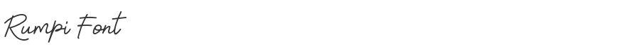 Rumpi Font