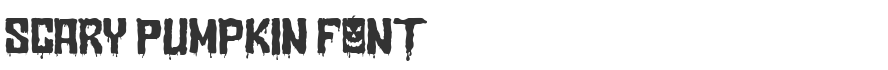 Scary Pumpkin Font