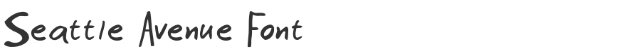Seattle Avenue Font