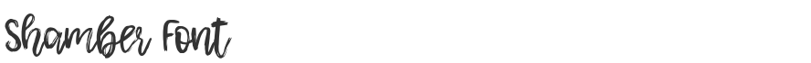 Shamber Font