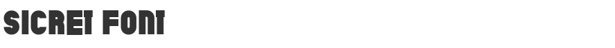 Sicret Font