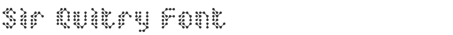Sir Quitry Font