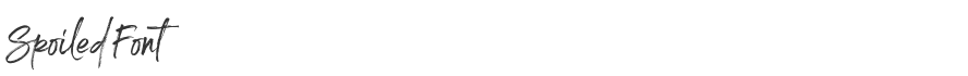 Spoiled Font
