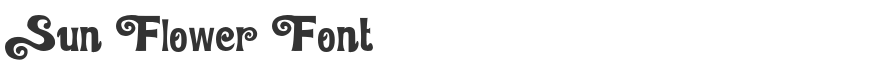 Sun Flower Font