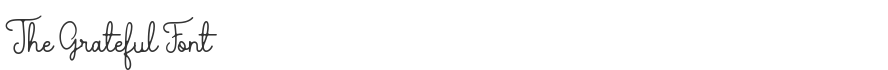 The Grateful Font