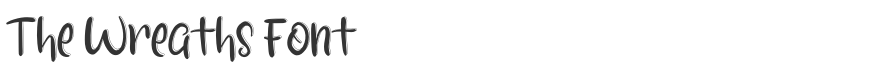 The Wreaths Font