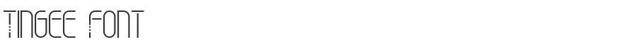Tingee Font