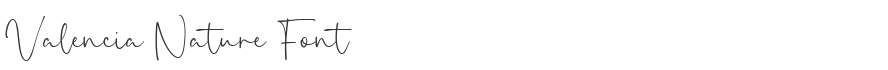Valencia Nature Font