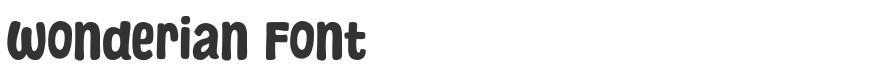 Wonderian Font