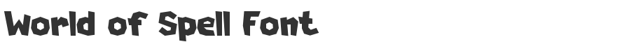 World of Spell Font