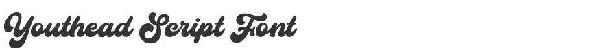 Youthead Script Font