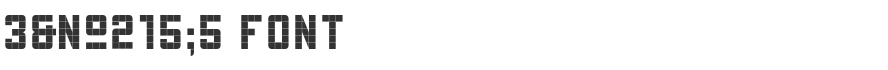 3×5 Font