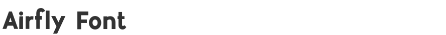 Airfly Font
