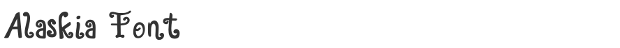 Alaskia Font