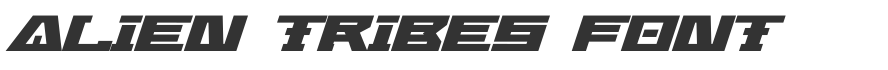 Alien Tribes Font