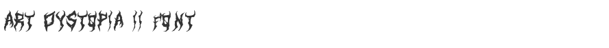 Art Dystopia II Font