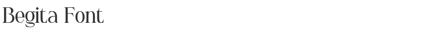 Begita Font