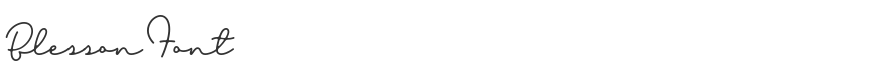 Blesson Font