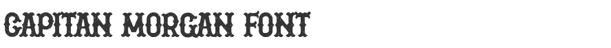 Capitan Morgan Font