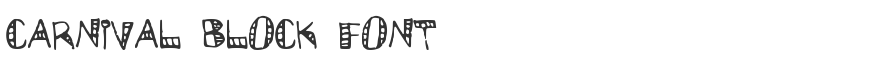 Carnival Block Font