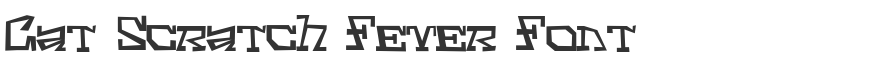 Cat Scratch Fever Font
